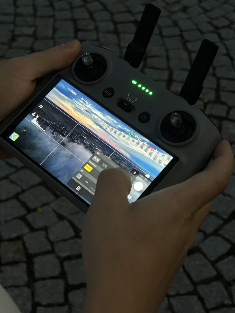Drohnenflug über Horb am Neckar beim Recruiting-Film-Dreh – Schwarzwald Anker