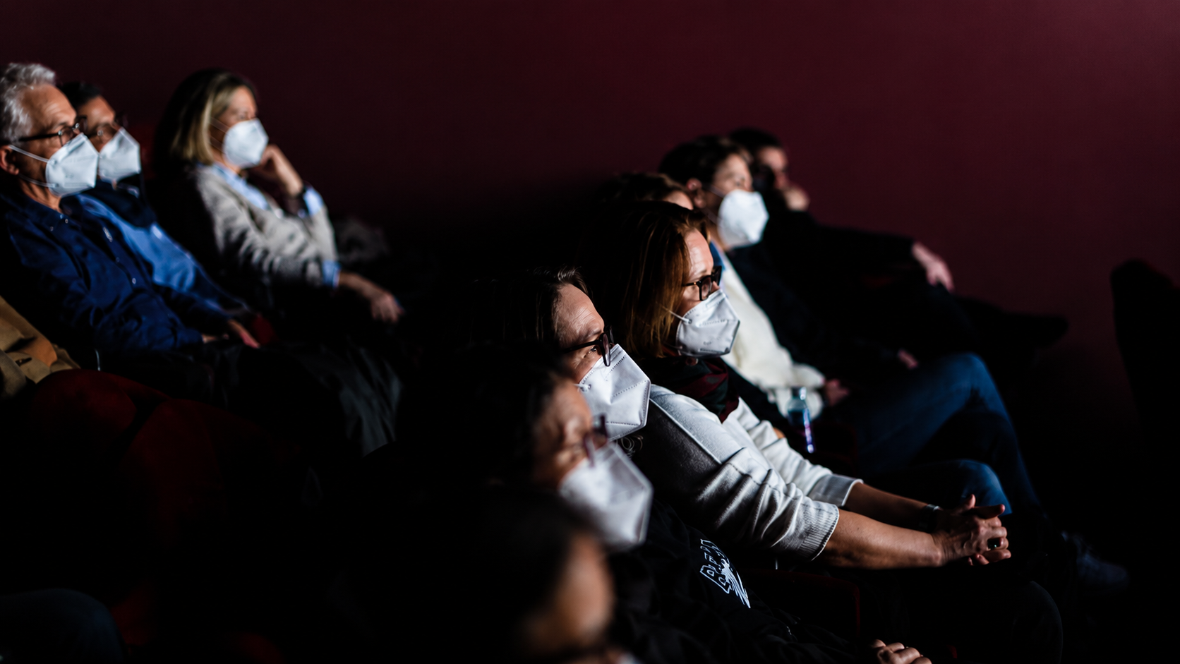 Kinosaal bei der Premiere des Recruiting-Films des Nierenzentrums Freiburg