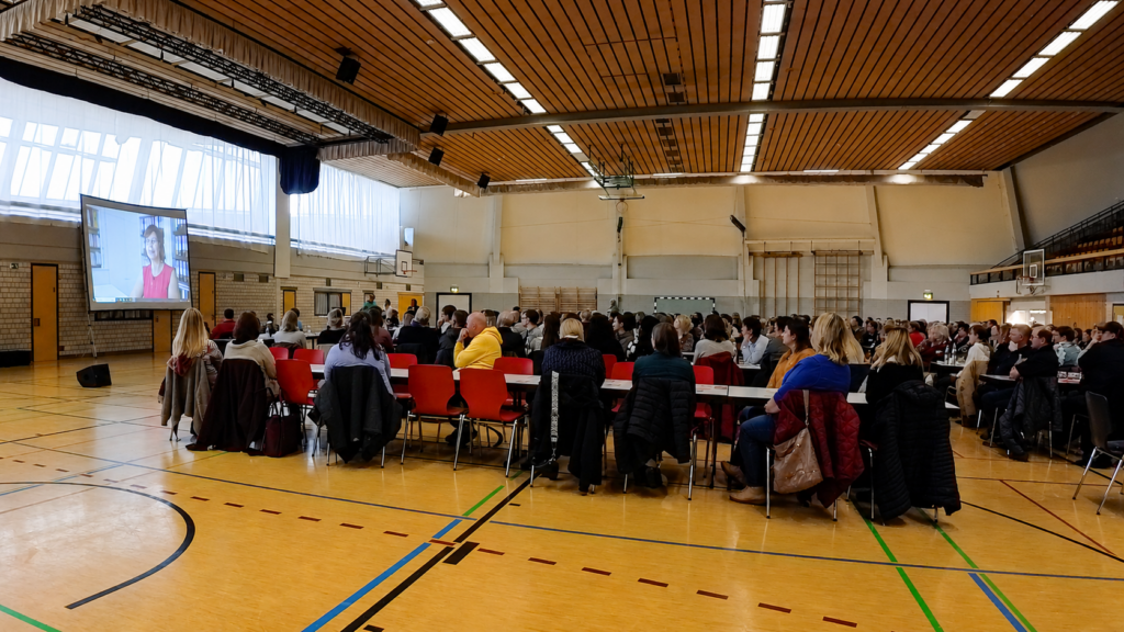 Filmpräsentation der Recruiting-Filme bei der Personalversammlung der Stadt Horb am Neckar