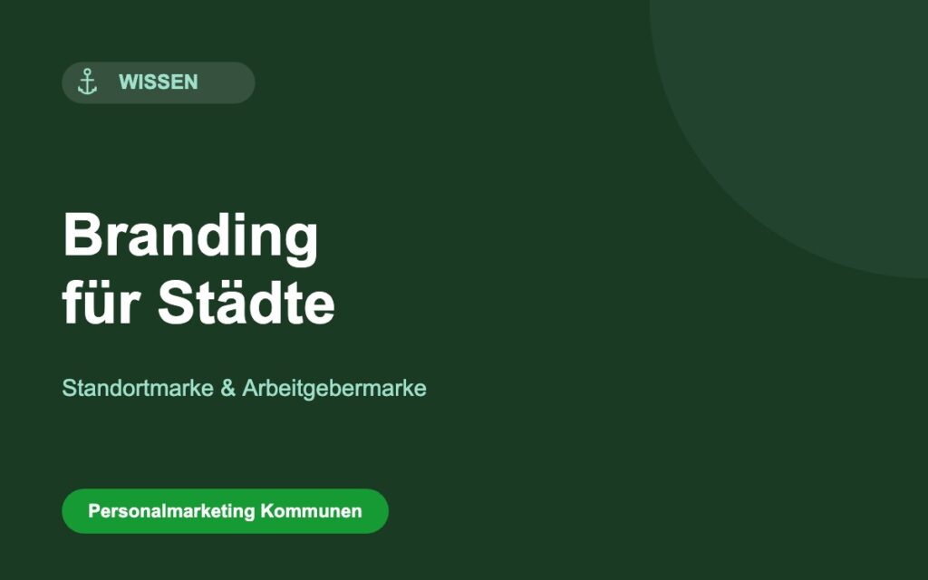 Branding für Städte – Standortmarke und Arbeitgebermarke, Schwarzwald Anker