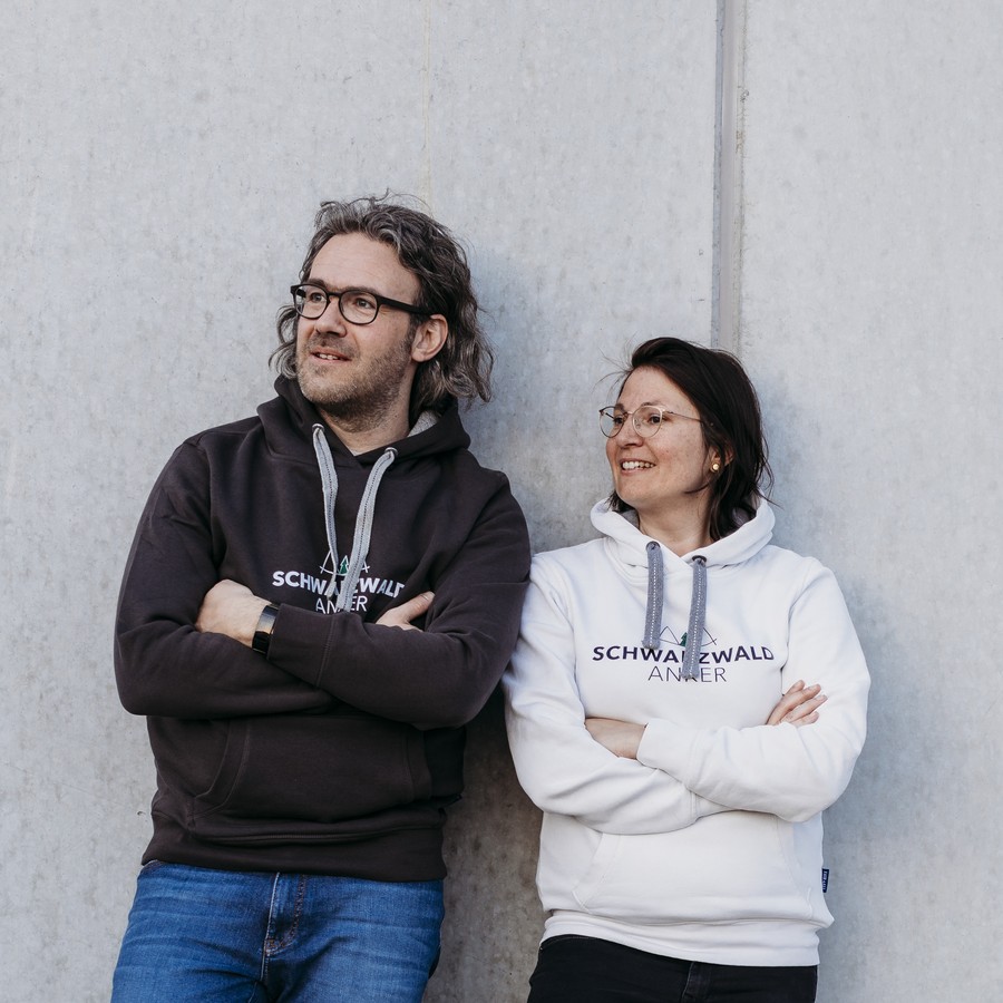 Adina und Arne Kocher, Inhaber von Schwarzwald Anker