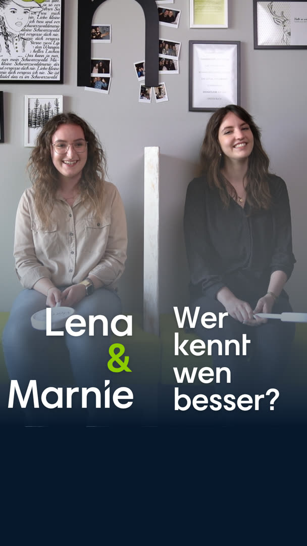 Kurzclip: Lena und Marnie beim Spiel Wer kennt wen besser