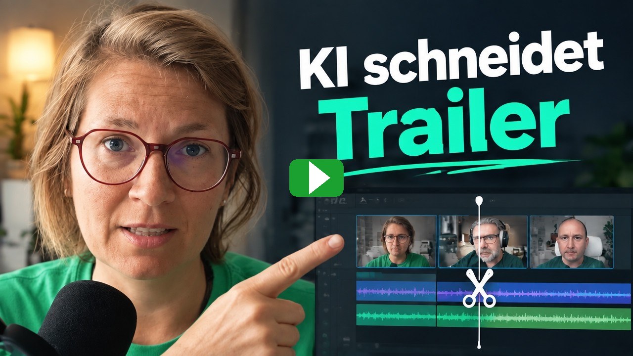 Claude Code schneidet den Podcast-Trailer — Thumbnail