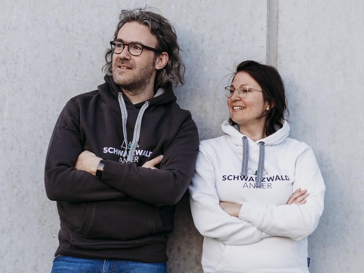 Adina und Arne Kocher, Gründer der Personalmarketing-Agentur Schwarzwald Anker