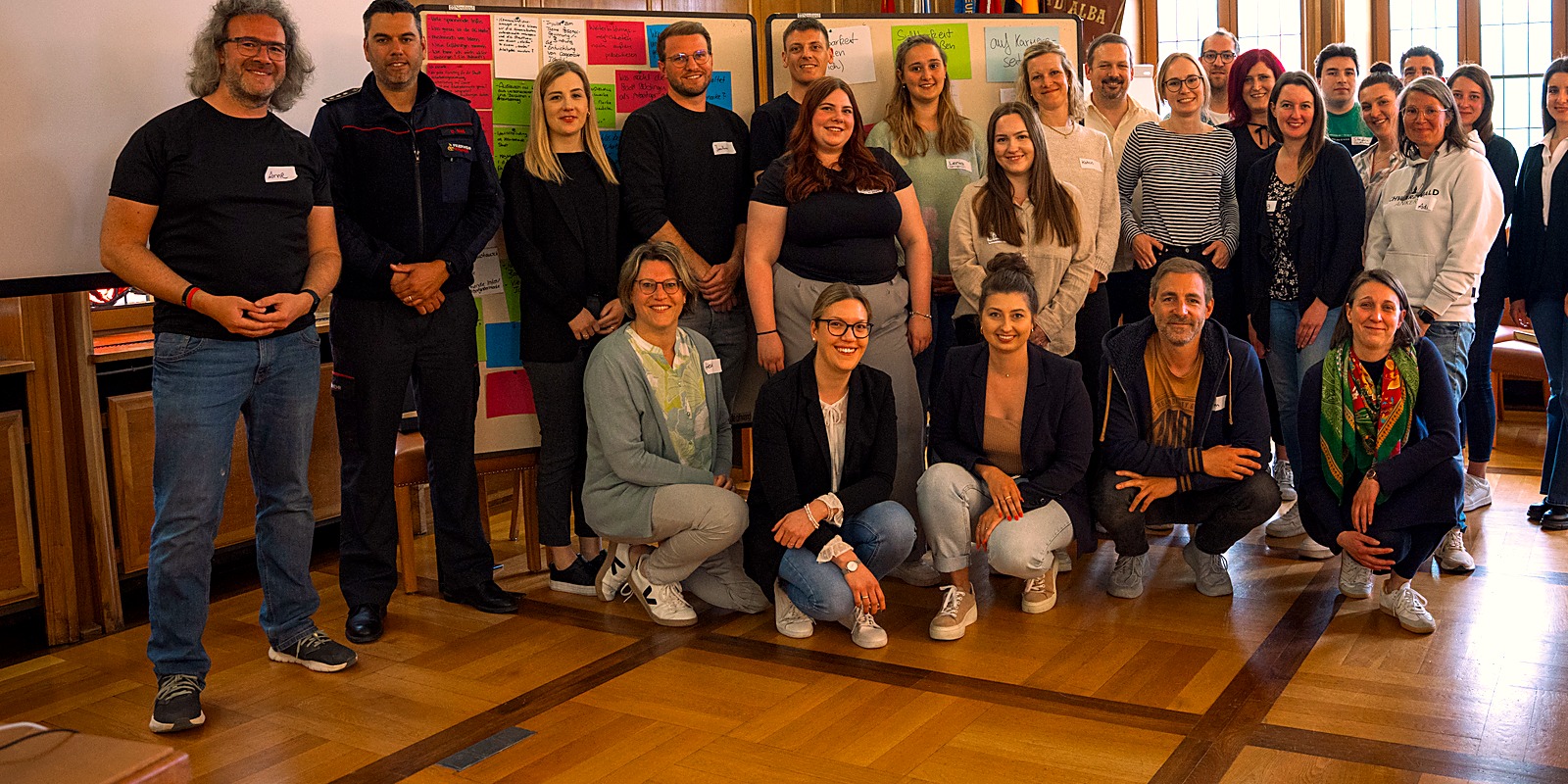 Gruppenfoto nach dem zweiten Arbeitgebermarken-Workshop-Tag im Alten Rathaus Böblingen