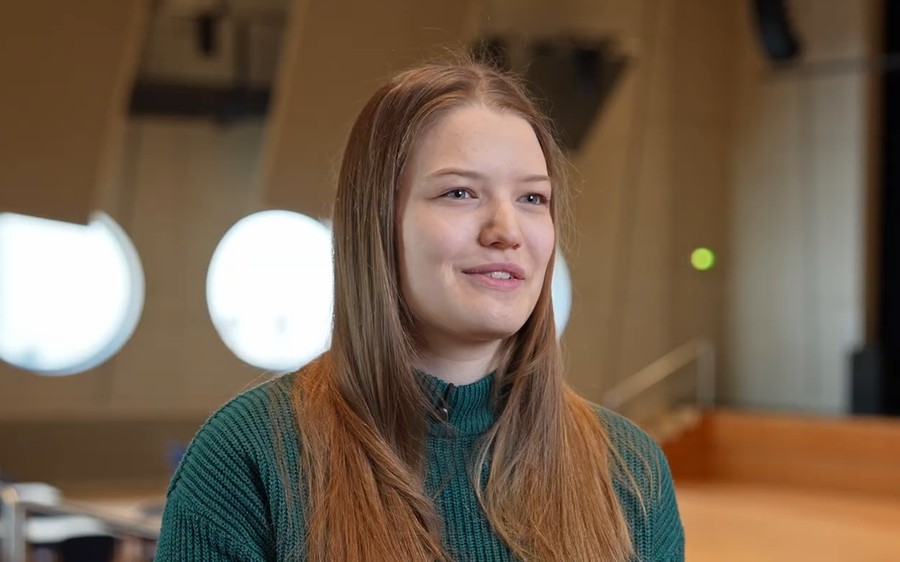 Auszubildende der Stadt Filderstadt im Interview für den Azubifilm